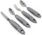 4 pcs Disabled Cutlery for Adults Easy Grip Cutlery for Disabled Hands Eating Aids for Adults Arthritic Hands Comfort Grips Cutlery Great for The Elderly Tremors and Trembling Hands
