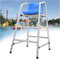 Taburete alto Escalera Equipo de natación para salvar vidas, Escalera de rescate elevada desmontable para Beach Lakeside Backyard Dock, Sillas de vida alta junto a la piscina, 4ft 5ft 6ft Alto(120cm/4