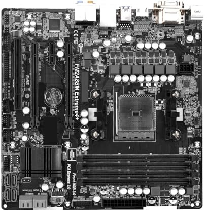 FM2A88M extreme4+ Placa base Socket FM2 FM2+ AMD A88X A88 DDR3 64GB PCI-E 3.0 SATA III USB3.0 HDMI Micro ATX