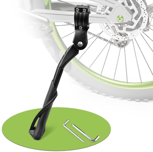 JinZeYou Fahrradständer 24-29 Zoll, Universal Seitenständer, Höhenverstellbar Aluminium Fahrradständer Mountainbike Ständer für Fahrrad Ständer MTB Ebike Cityrad Rennradständer