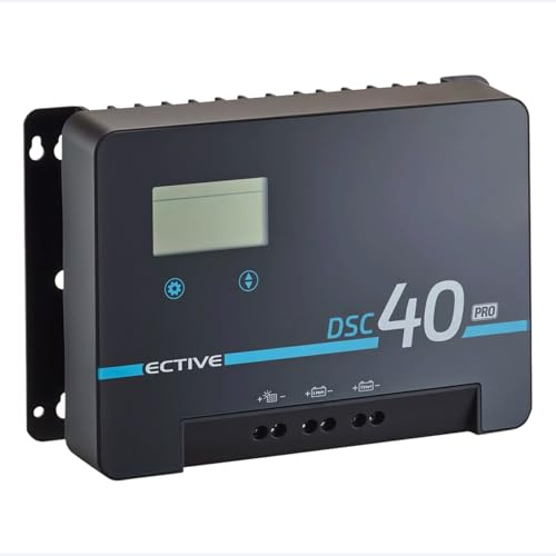 ECTIVE DSC 40 PRO 40A 150V MPPT Dual Solar-Laderegler mit Bluetooth | für 12/24/36/48V Starter- & Versorgungsbatterien (Nass, AGM, Gel, Lithium), Effizientes Dual-laden