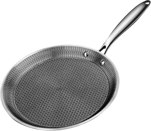 Reldor Non Stick Crepe Pan 28 cm Triply Stainless Steel
