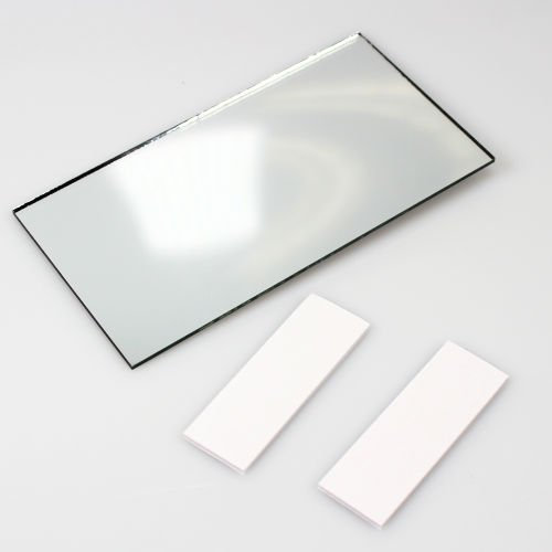 AutoScheich® KFZ LKW Make-Up Spiegel Schminkspiegel Sonnenblende Innen Zusatz Rückspiegel