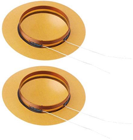 siwetg 2 Stücke 25,5mm Hochtöner Schwingspule Horn Höhen Lautsprecher Harz Sound Film Membran