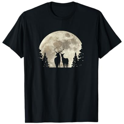 Jäger Geschenke Jäger T-Shirt Hirsch Rotwild Jagd Jäger T-Shirt