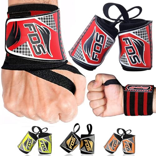 KANZY FDS Handgelenk Bandagen Fitness 2 Stück Handgelenkbandage krafttraining Wrist Wraps 18 Zoll Für Frauen & Männer Geeignet Hand Gelenkschutz for Bodybuilding, Gymnastik und Powerlifting