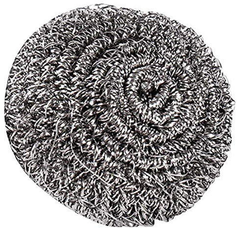 1pc Steel Wool, Cleaning Scouring Pads, Cookware Cleaner for Skillet Wok Pot Pan Grills Oven Kitchen Tools