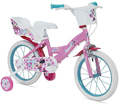 Huffy Babys (Mädchen) Bicicletta 16 Pollici Disney Minnie Zoll Maus, Rosa, Einheitsgröße