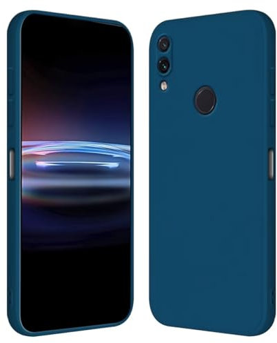 RankOne Funda para Redmi Note 7 (6.3 Inches) Carcasa de Silicona de TPU Suave - Azul Zafiro