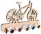 ENLACE Mountainbike Geschenk, Radfahrer Geburtstag Geldgeschenk Holz, Fahrrad Geschenk, Kreatives Geldgeschenke, Geschenke Aus Holz, Geschenk für Familie, Liebhaber, Freunde, Kinder