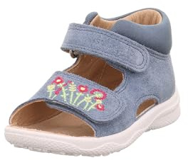 Superfit Mädchen Polly Sandale, Blau 8020, 24 EU Weit