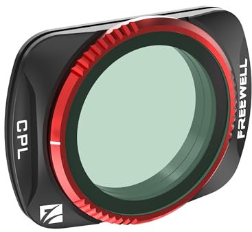 Freewell Filtro polarizzatore circolare CPL per Osmo Pocket 3, minimizza i riflessi ed eleva la chiarezza del video