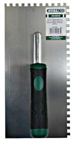 STALCO ZAHNKELLE Zahnspachtel Glättekelle Putzkelle Fliesenkelle Kelle (Zahn 4x4mm)