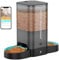HoneyGuaridan Automatic Cat Feeder, 2.4G WiFi Smart Pet Feeder with APP Control for Remote Feeding, 5L Timed Cat Food Dispenser Programmable 1-6 Meals, for 2 Cats & Dogs (with Slow Feeder Bowls)
