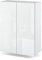 MRBLS Badezimmerschrank (Weiß Matt - Weiß Glanz) - Hängeschrank Für Bad - Schrank Hängend - Wandschrank - 60 x 80 x 30 cm (B/H/T)