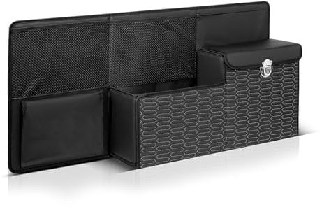 STAHLWERK Kofferraum-Organizer TO-995 ST Auto-Organizer | Kofferraumbox | Autotasche | Kofferraumaufbewahrung | Kofferraumtasche | Gepäcktasche mit verschiedenen Fächern und Aufbewahrungstaschen