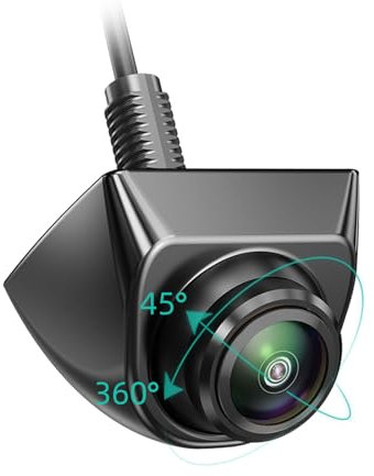 GREENAUTO Rückfahrkamera mit hoher Kompatibilität, um 360° drehbare Rückfahrkamera, unterstützt AHD 1080P/CVBS 720P, Auto-Rückfahrkamera, Starlight-Nachtsicht, IP69K wasserdicht, 170° Ultraweitwinkel