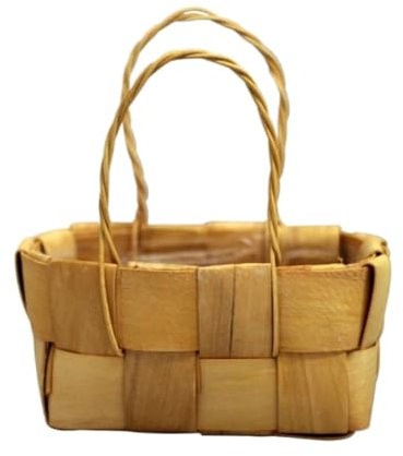 Canasta De Huevos Cesta De Mimbre Para Flores De Ratán, Cestas De Flores Para Bodas, Cesta Tejida Para Dulces Y Huevos Para Decoración De Jardín Hueveras Huevera