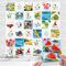 36 Stück Fliesenaufkleber Küche Selbstklebende - Küchenrückwand Fliesenfolie PVC mit Cocktail Zitrone Obst - Wasserdicht Ölfest Fliesensticker für Wand-fliesen Schrank Dekorative (Obst, 10x10cm)