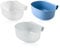 MHYMX Small Kitchen Bin, 3 Pack Hanging Kitchen Bin Portable Trash Can Trolley Storage Bucket Plastic Under Cupboard Bin Waste Caddy for Kitchen Counter Office RV