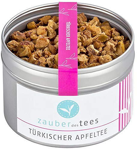 Zauber der Gewürze Türkischer Apfeltee – Aromatischer Früchtetee mit fruchtigen Apfelstücken und natürlichem Apfelgeschmack für süßen Teegenuss, 70 g