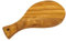 Abio Mini GOCCIA - Tagliere in legno d'ulivo con manico, 22 x 12 x 1 cm