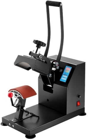 Heizpresse Hut- und Kappenpresse 5, x 3, cm, Thermotransfer-Prägemaschine, Sublimationsmaschine mit Digitalanzeige, Klappverpackung, Werbung