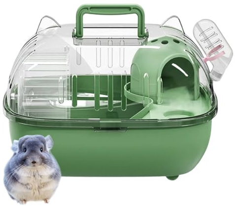Sac de Transport pour Hamster, Caisse de Sortie Portable – Étui de Voyage Portable pour Souris, Lapins, rongeurs, lézards, transports, Voyages Courts, Sorties en Voiture, Pique-Nique