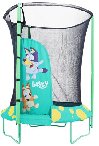 Bluey Trampoline Rond D140 cm Junior Bluey avec Ouverture Igloo