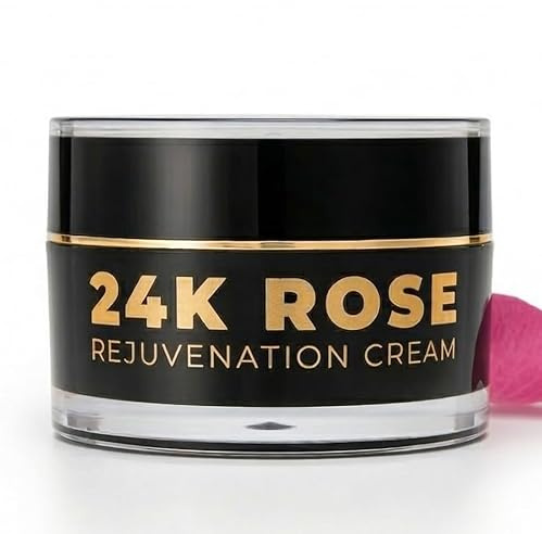 24K Rose Rejuvenation Cream | Colloidal Gold & Bulgarian Rose Otto