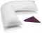 EGYPTO Orthopaedic V Pillow with pillowcase – Soft & Breathable – Anti-Allergy V Shaped Pillows for Neck & Back Support – Nursing, Pregnancy & Post Surgery Support Triangle Pillow (Aubergine)