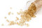 Creativery ca.100g Beutel Tautropfen ca. Ø 7 mm Raindrops Kristalltau Deko Streudeko Granulat Dekogranulat transparent (Gold 687)