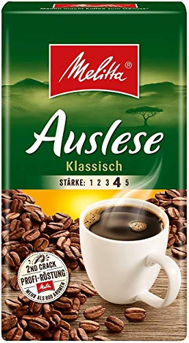 Melitta Auslese klassisch Filterkaffee 6x 500g (3000g) - Kaffee aus besten Anbaugebieten!