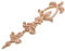 Luleke 2 Stück Holz Ornament Schrank, Geschnitzte Möbel Appliques Ecke Onlay Applique Verziehrung, Ornamente Bastelholz für Schrank Wand Ecke Dekoration 30 * 10cm