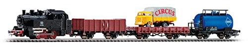 57113 Start-Set mit Bettung Güterzug