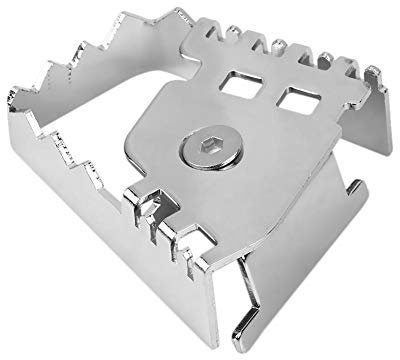 Yctze para 1200 GS estensione Freno Pedal de Freno Ampliar extensión, Motocicleta Acero Inoxidable Palanca de Freno de pie Trasero Extensor de Almohadilla de Pedal para F800GS F700GS(Galvanoplas
