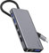XLayer Docking Station 13-in-1 | USB C Hub Multiport Adapter HDMI SD 4K | Kompatibel für MacBook Pro Air, iPad, Chromecast, Switch, PS, Windows Geräte und Monitoren | Space Grey