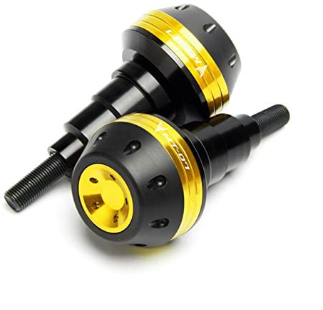 HXCH Sturzpads Motorrad Für Yamaha MT07 MT 07 2015-2022 Motorrad Motorschutz Sliders Abdeckung Rahmen Sliders Crash Pad Fallschutzschutz (Color : Gold)