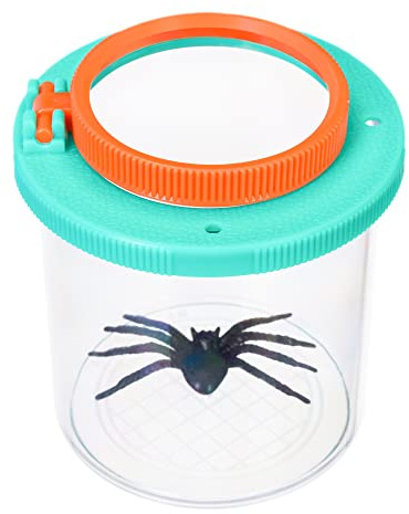 Discovery Basics CN5 Kinder-Käferglas mit Integriertem 3- und 8-fachem Vergrößerungsglas für die Sichere Insektenbeobachtung