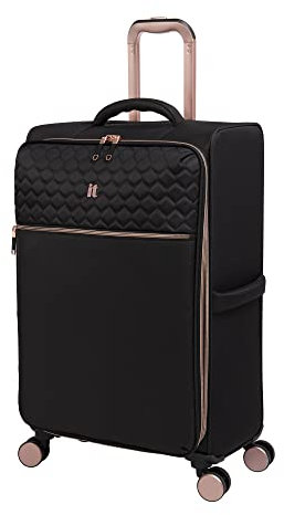 it luggage Divinity II 28 Softside Checked 8 Wheel Spinner, Black