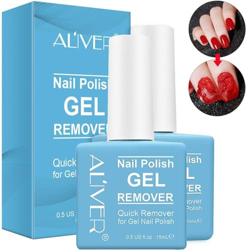 2 Pezzi Rimuovi Smalto In Gel, Rimozione Smalto Professionale Per Unghie In 2-3 Minuti, Rimuove Facilmente e Rapidamente lo Smalto per Unghie, Senza Bisogno Di Pellicola, Ammollo O Avvolgere