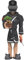 Mighty Jaxx Off_Werk G.I. Joe Snake Eyes Figurine | Off Werk Collection Collectible Art Toys