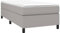 vidaXL Cadre de Lit, Lit Rembourré, Lit Simple, Lit Adulte, Meuble de Chambre à Coucher Intérieur, Moderne, Gris Clair 80x200 cm Tissu