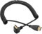 PNGKNYOCN Mini-HDMI-auf-HDMI-Spira-Kabel, 90 Grad nach oben, Mini-HDMI-Stecker auf HDMI-Stecker, Adapter, Spiralkabel, unterstützt 3D 1080P (nach oben gebogen)