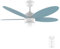 Cecotec Ventilatore da soffitto con luce EnergySilence Aero 4260 Sky. 40 W, motore DC, diametro 42 con 5 pale reversibili, luce LED, telecomando, timer, 6 velocità