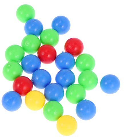 TOYANDONA Kunststoff Murmeln Perlen Für Kinder Mini Frösche Spiel Ersatzbälle Ersatzmurmeln Bälle Kinder Marmor Bohnen Perle Perle Greifen Schachbrett Zum Füttern Desktop Kind 5 120Stk