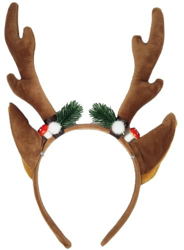 Das Kostümland Rentier Haarreif im weihnachtlichen Look - 414021 | Braun