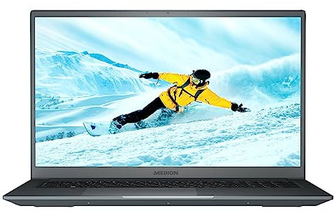 MEDION S17419 43,9 cm (17,3 Zoll) Full HD Laptop (Intel Core i5-13420H, 100% sRGB, 16GB DDR4 RAM, 512GB PCIe SSD, Intel UHD Grafik, HD Webcam, Win 11 Home)