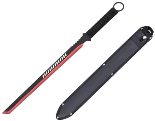 G8DS® Bushcraft Messer Machete Inklusive Nylon-Scheide Gürtel Messer Survival Messer Buschmesser scharfes Jagdmesser Überlebensmesser Outdoor Messer für Wandern Camping Garten