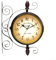 Zoegneer Vintage doppelseitige Wanduhr Mode Zug Grand Station Stil Uhr Cafe Decoratio für 360 Grad Drehung